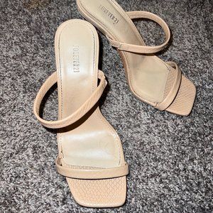 Forever 21 Tan Heels Size 6